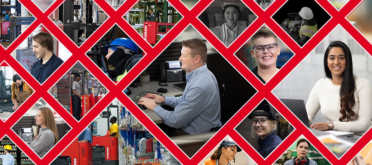 Hero Banner Photo of workers at Raymond Corp